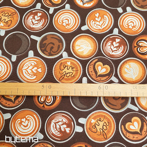 Decorative fabric COFFEES