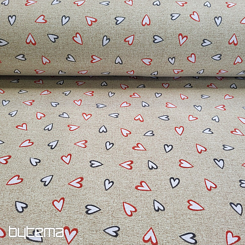 Decorative fabric ADORE ❤