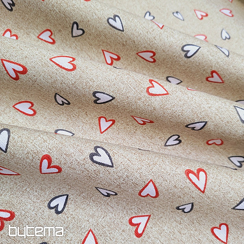 Decorative fabric ADORE ❤