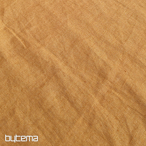 Linen fabric TEINTURE CINNAMON