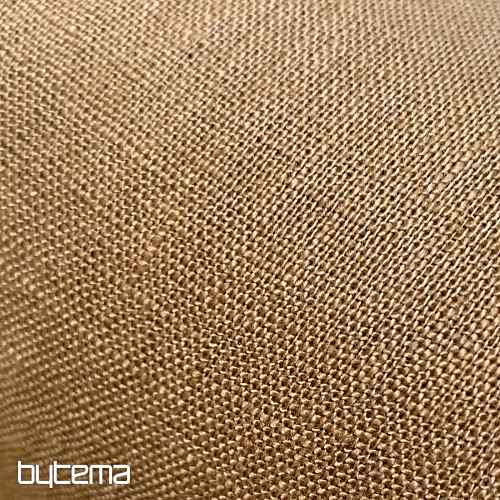 Linen fabric TEINTURE CINNAMON