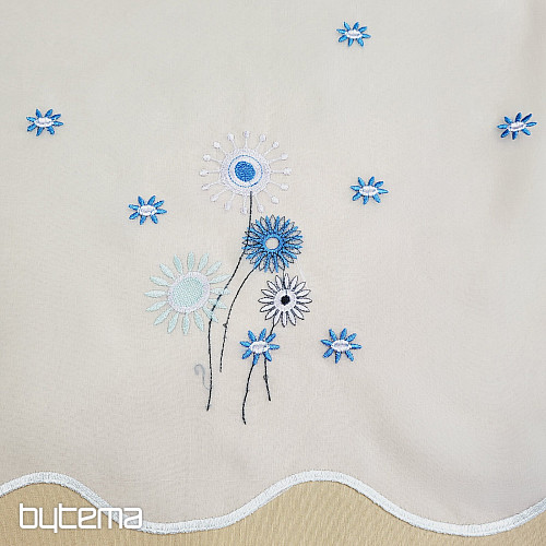 Ready-made curtain GERSTER FLOWERS