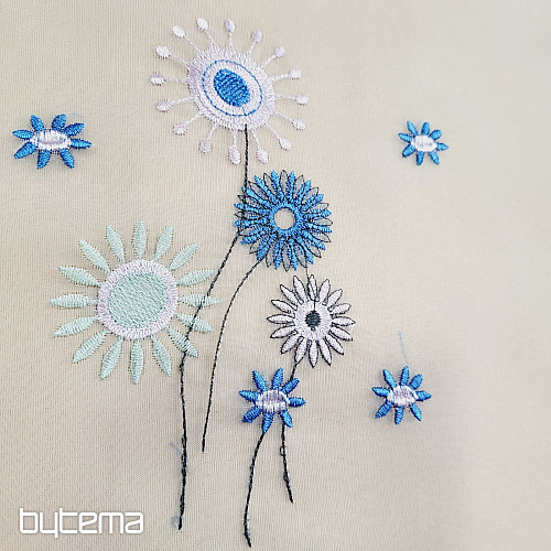 Ready-made curtain GERSTER FLOWERS