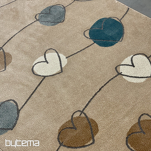 Piece rug SAGA heart