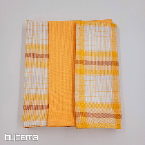 Cotton towels ORANGE check