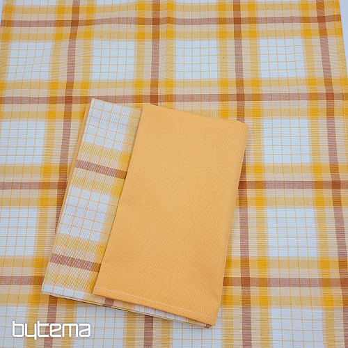 Cotton towels ORANGE check