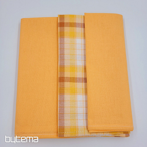 Cotton towels ORANGE all-over