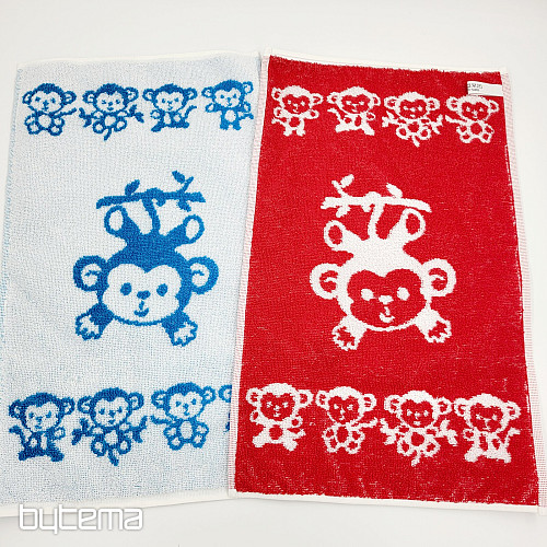 Childrens towel MONKEY - mix of colors