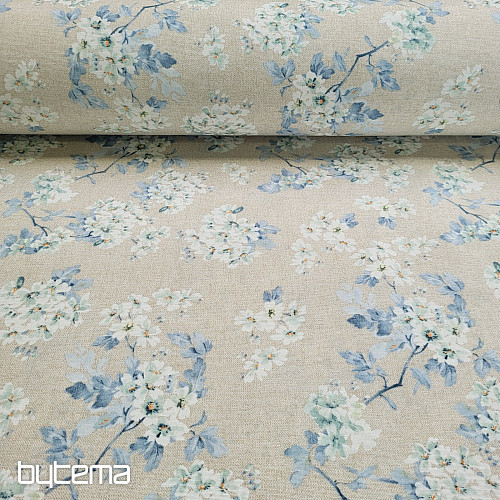 Decorative fabric ALMOND blue