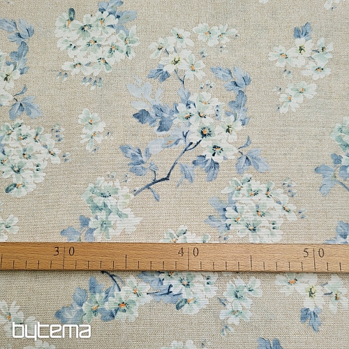 Decorative fabric ALMOND blue