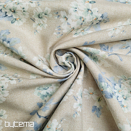 Decorative fabric ALMOND blue