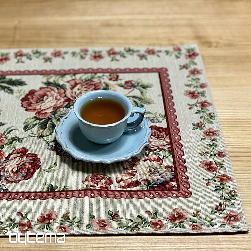 Tapestry tablecloth and scarf LARGE ROSE LACE