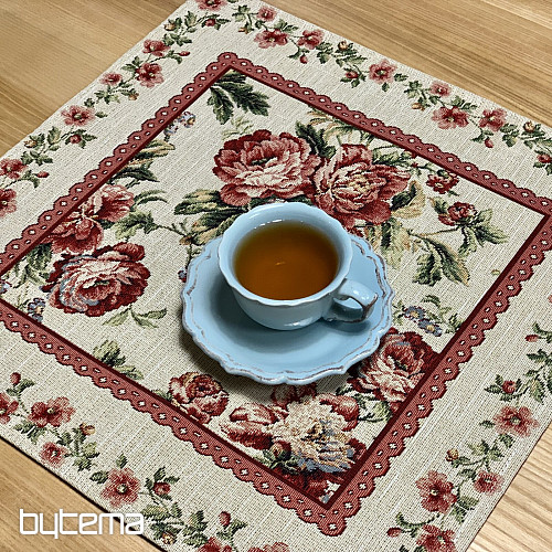 Tapestry placemat LARGE ROSE LACE