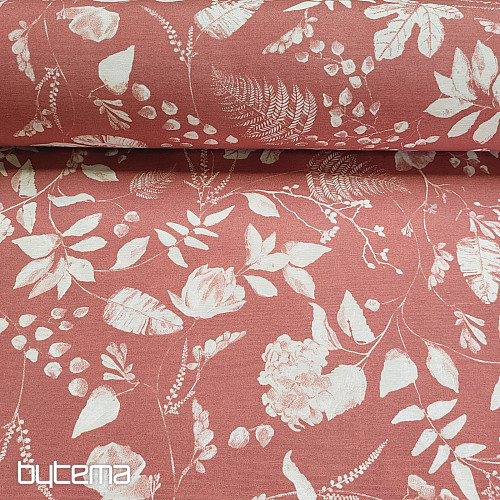 Decorative fabric AMY FLOR light pink