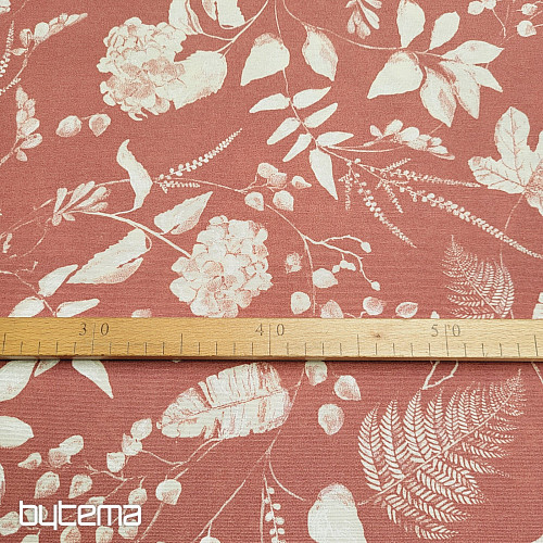 Decorative fabric AMY FLOR light pink