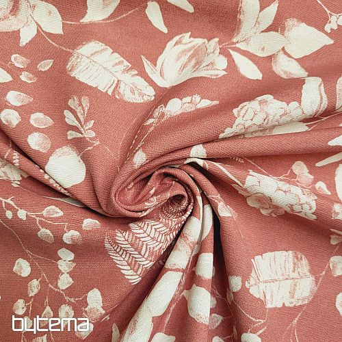 Decorative fabric AMY FLOR light pink