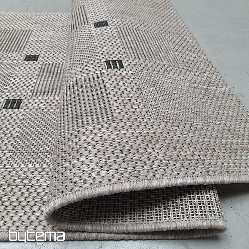 Carpet bouclé FLOORLUX 20079/04 dots silver -black