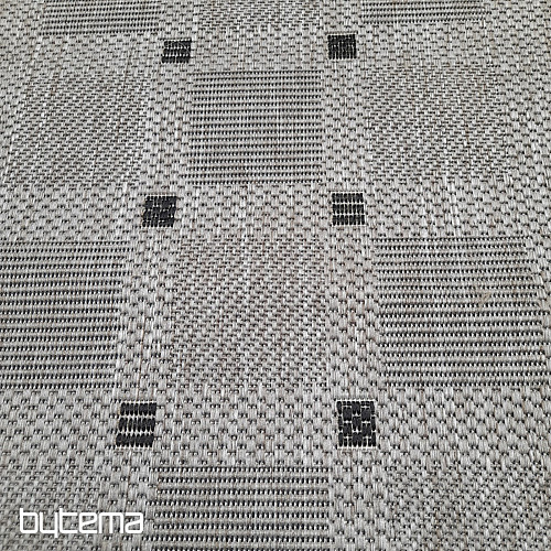 Carpet bouclé FLOORLUX 20079/04 dots silver -black