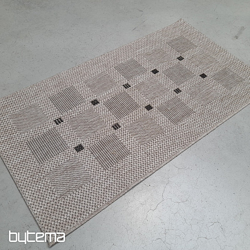 Carpet bouclé FLOORLUX 20079/04 dots silver -black