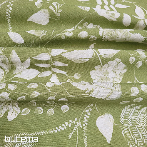 Decorative fabric AMY FLOR green