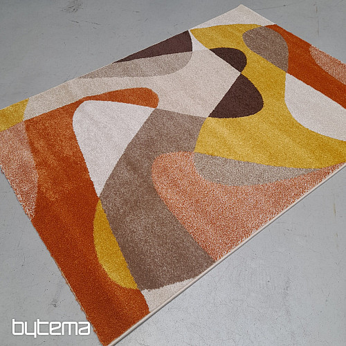 Modern piece carpet Achat 618 rust/cream