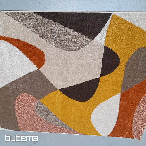 Modern piece carpet Achat 618 rust/cream