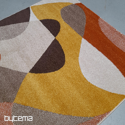 Modern piece carpet Achat 618 rust/cream