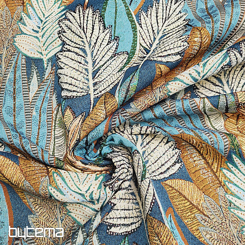 Tapestry fabric SAFIA BLUE