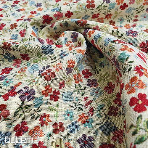 Tapestry fabric BADI FLOWERS
