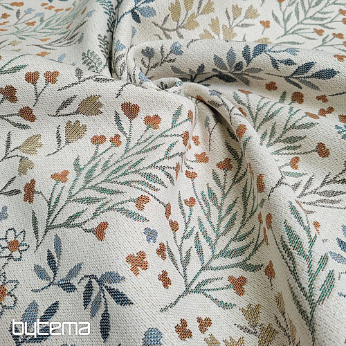 Tapestry fabric GLADIS FLOR colored