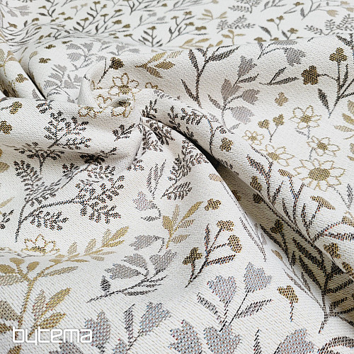 Tapestry fabric GLADIS FLOR beige