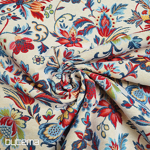 Tapestry fabric CAMELA beige