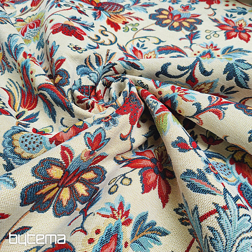 Tapestry fabric CAMELA beige