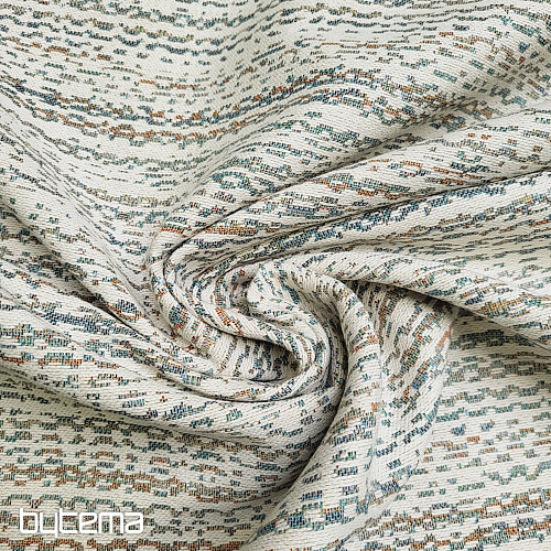 Tapestry fabric GLADIS STRIPE blue