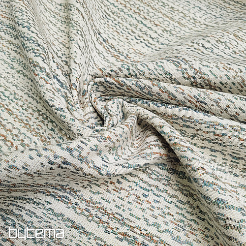Tapestry fabric GLADIS STRIPE blue