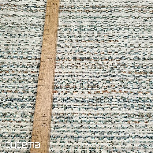 Tapestry fabric GLADIS STRIPE blue