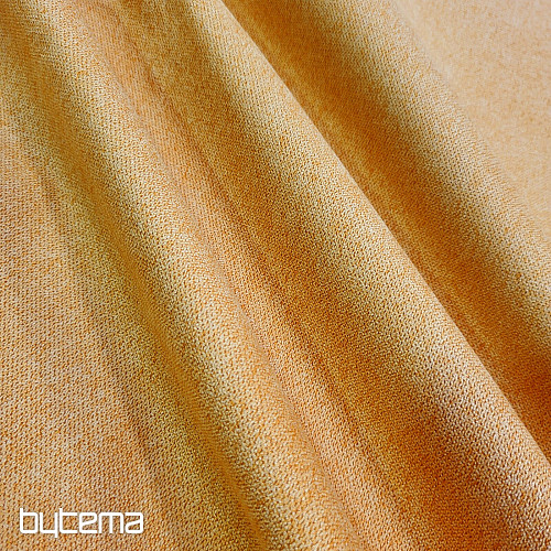 Decorative fabric ENJOY MUSTARD