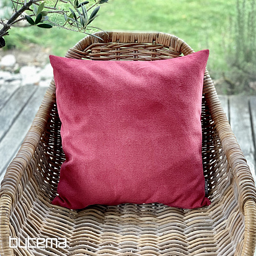 Decorative pillowcase ENJOY RASPBERRY