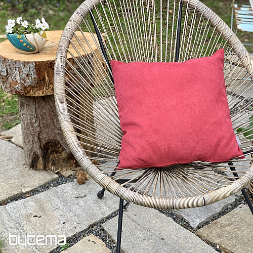 Decorative pillowcase ENJOY RASPBERRY