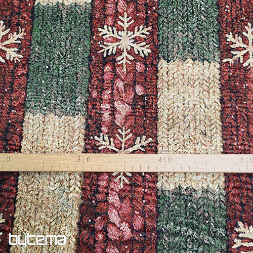 Tapestry fabric CHRISTMAS KNITTING