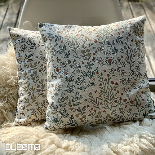 Tapestry pillowcase GLADIS FLOR beige