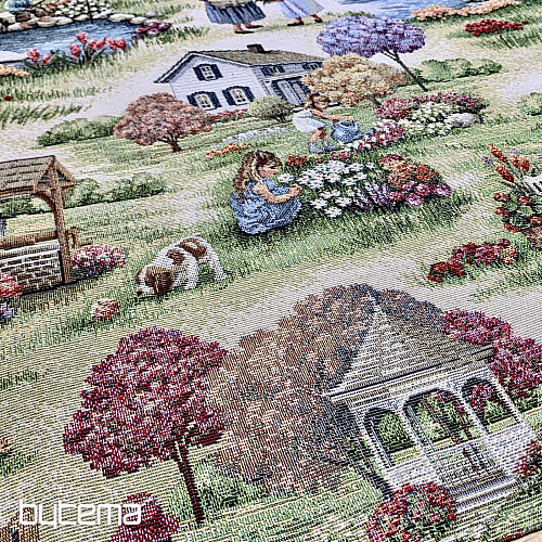 Tapestry tablecloth and scarf GARDEN OF EARTH II
