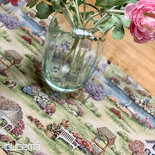 Tapestry tablecloth and scarf GARDEN OF EARTH II