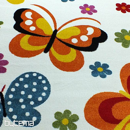 children´s carpet MONDO NEW Butterfly white
