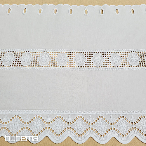 Stained glass curtain V 291 white