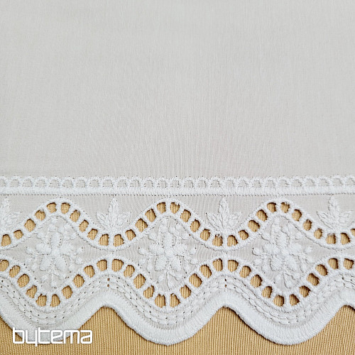 Stained glass curtain V 291 white