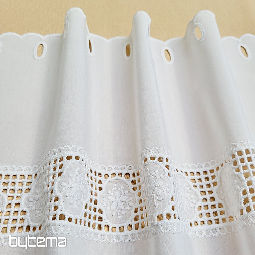 Stained glass curtain V 291 white