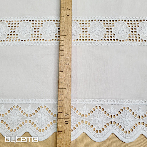 Stained glass curtain V 291 white