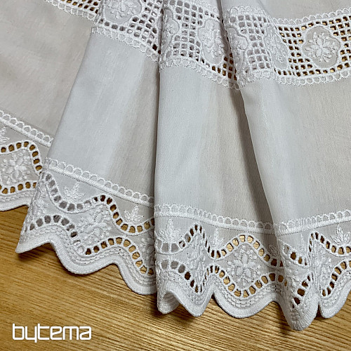 Stained glass curtain V 291 white