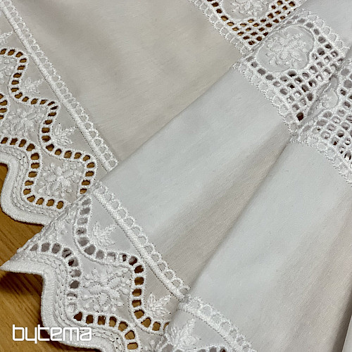 Stained glass curtain V 291 white